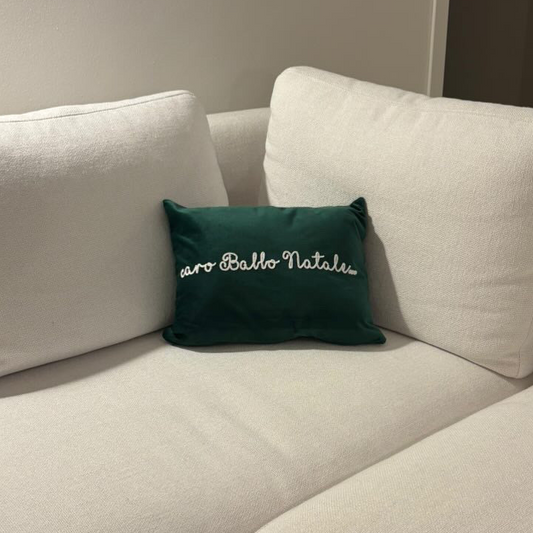 Copricuscino "Caro Babbo Natale..."