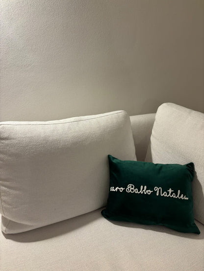 Copricuscino "Caro Babbo Natale..."