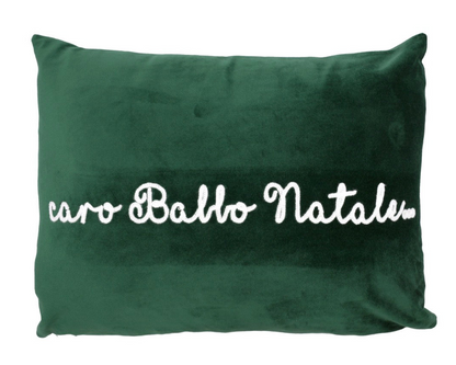 Copricuscino "Caro Babbo Natale..."