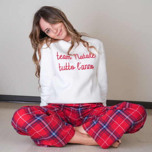 Felpa "Team Natale tutto l'anno"
