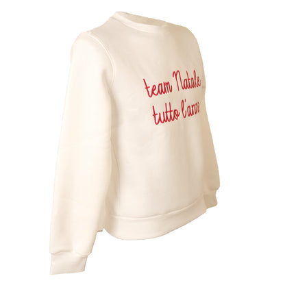 Felpa "Team Natale tutto l'anno"