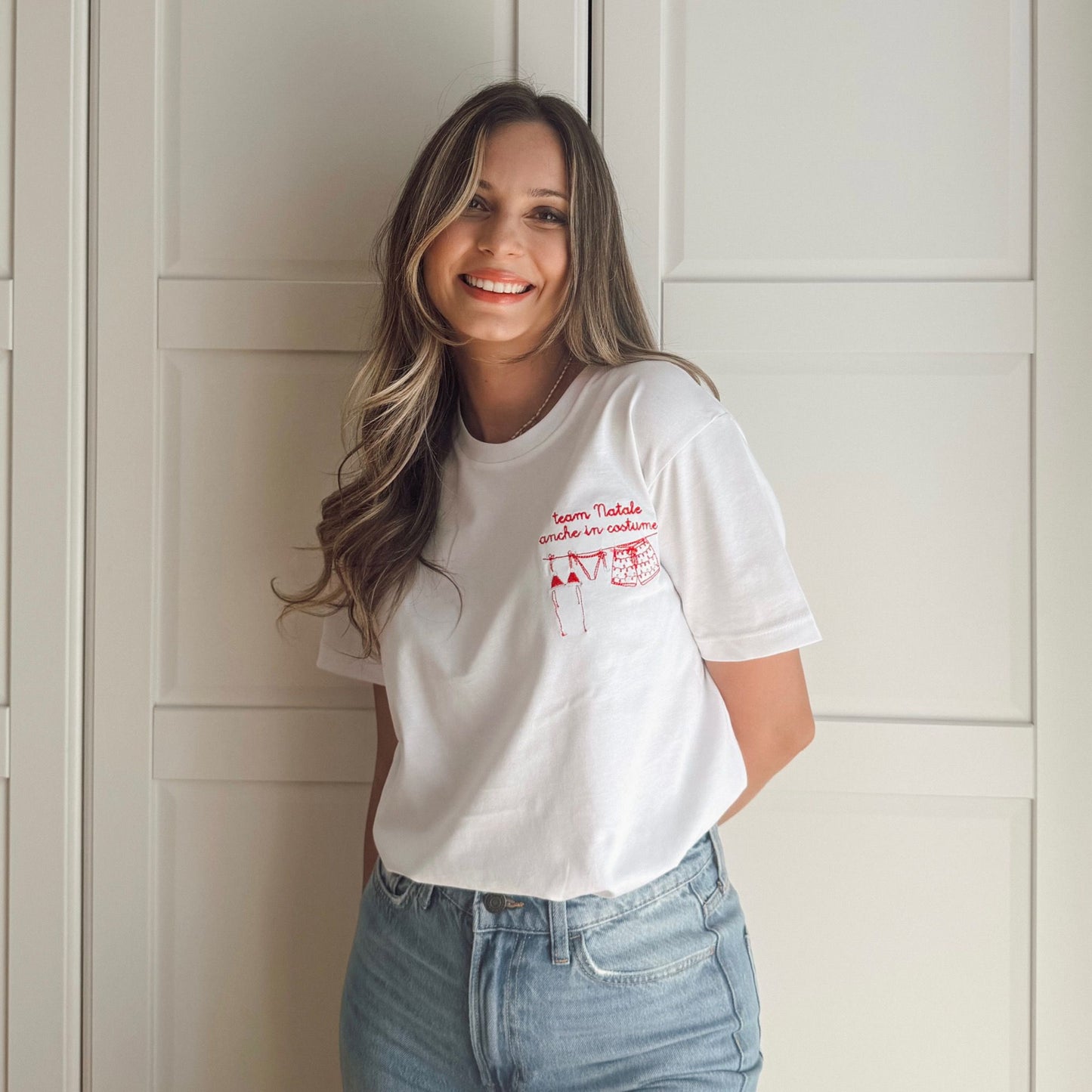 T-shirt "Team Natale anche in costume"